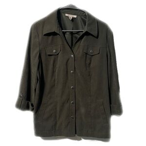 JM Collection Shirt Jacket Shacket women’s size: 14